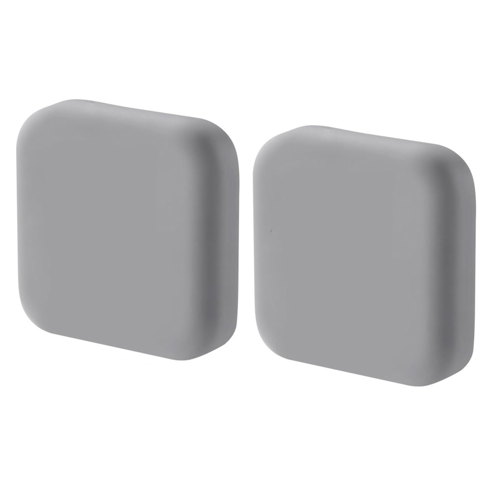 2Pcs Square Door Stopper Wall Protector Adhesive Door Knob Stopper -Collision Pad Shock Absorbent Door Handle Bumper Guard