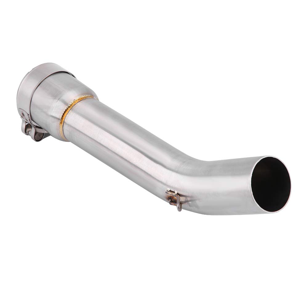 Tubo di scarico per moto 51 mm/2,01 ", di scarico completo in acciaio inossidabile Raccordo per tubo centrale per FZ1 FZ1-N 2006-2015