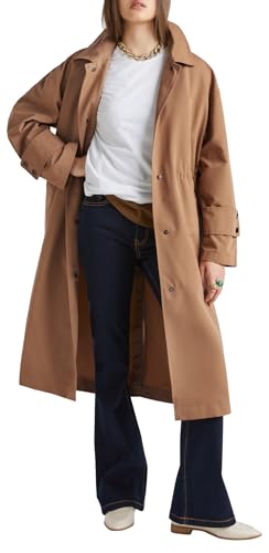 United Colors of Benetton SPOLVERINO 241XDN07I Giacca, Marrone, M Donna