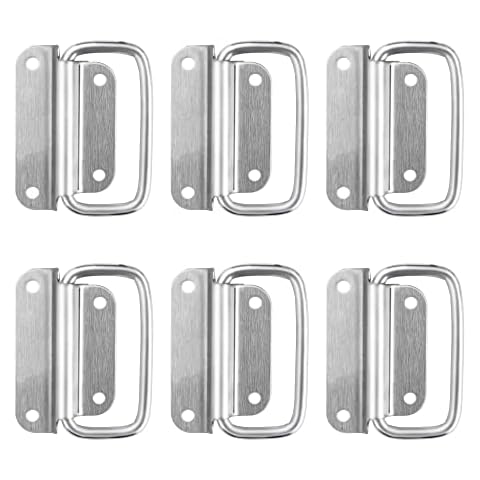 6 Piezas Asas Plegables de Acero Inoxidable Cover