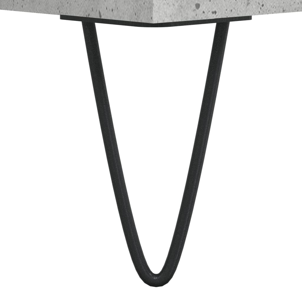 Mueble Discos Madera contrachapada Gris hormigón 84,5x38x89 cm, Estanteria CD, Mueble Tocadiscos, Mueble para Discos, Mueble para Vinilos, Mueble para Tocadiscos - 831776