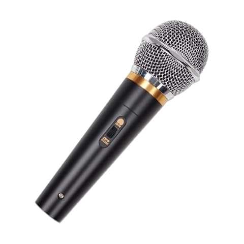Dynamic Vocal Microphone for Karaoke Speaker,Wired Handheld Mic with On and Off Switch and 13ft Detachable Cable Cover