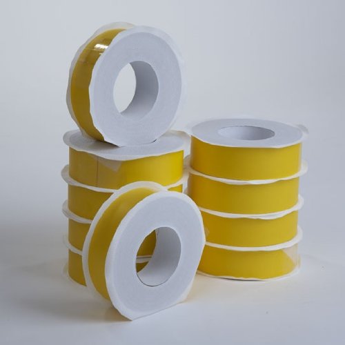 Preisvergleich Produktbild 4x Steifes Dampfbremsklebeband gelb 50mm x 40m