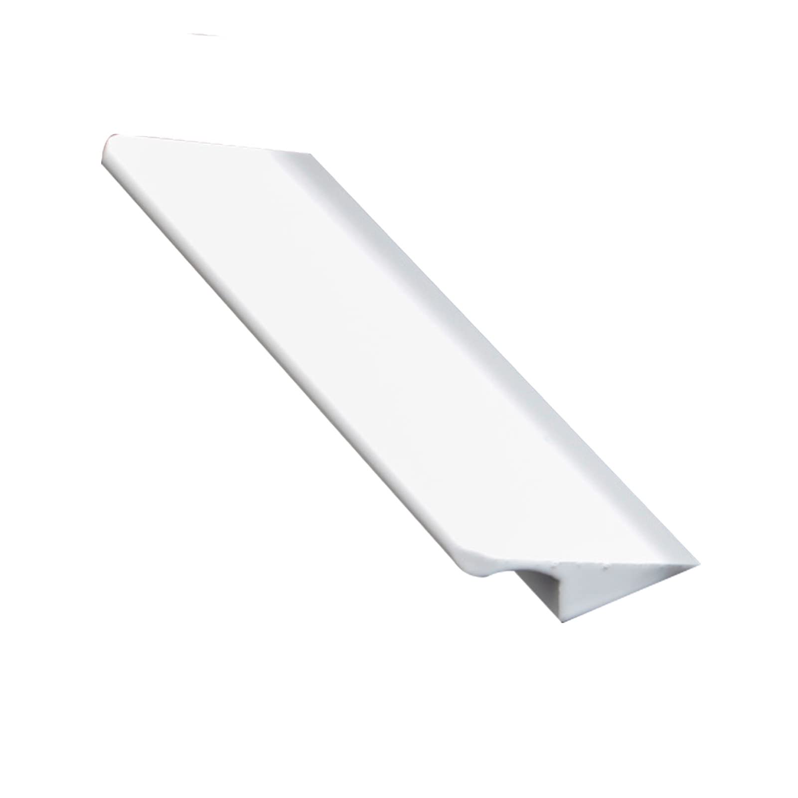 Jiaolun123 White Wardrobe Handle Drawer Pulls Cabinet Handles Nordic Modern Minimalist Finger Pulls Brushed Cupboard Hardware Aluminum Alloy Knobs Handles Gate Cabinet Door Levers (Hole Distance 96Mm)