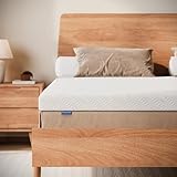 NewentorLife Mattress Topper Pad Double Bed 10cm with Washable Cover OEKO-TEX and CertiPUR-US Certified