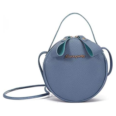 Underleaf Small Circular Crossbody Purse for Teen Girls, Mini Crossover Phone Shoulder Bag for Women Cover