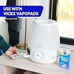 Vicks Filter-Free Ultrasonic Humidifier for Bedroom or Nursery 1.2 Gal Tank - Image 6
