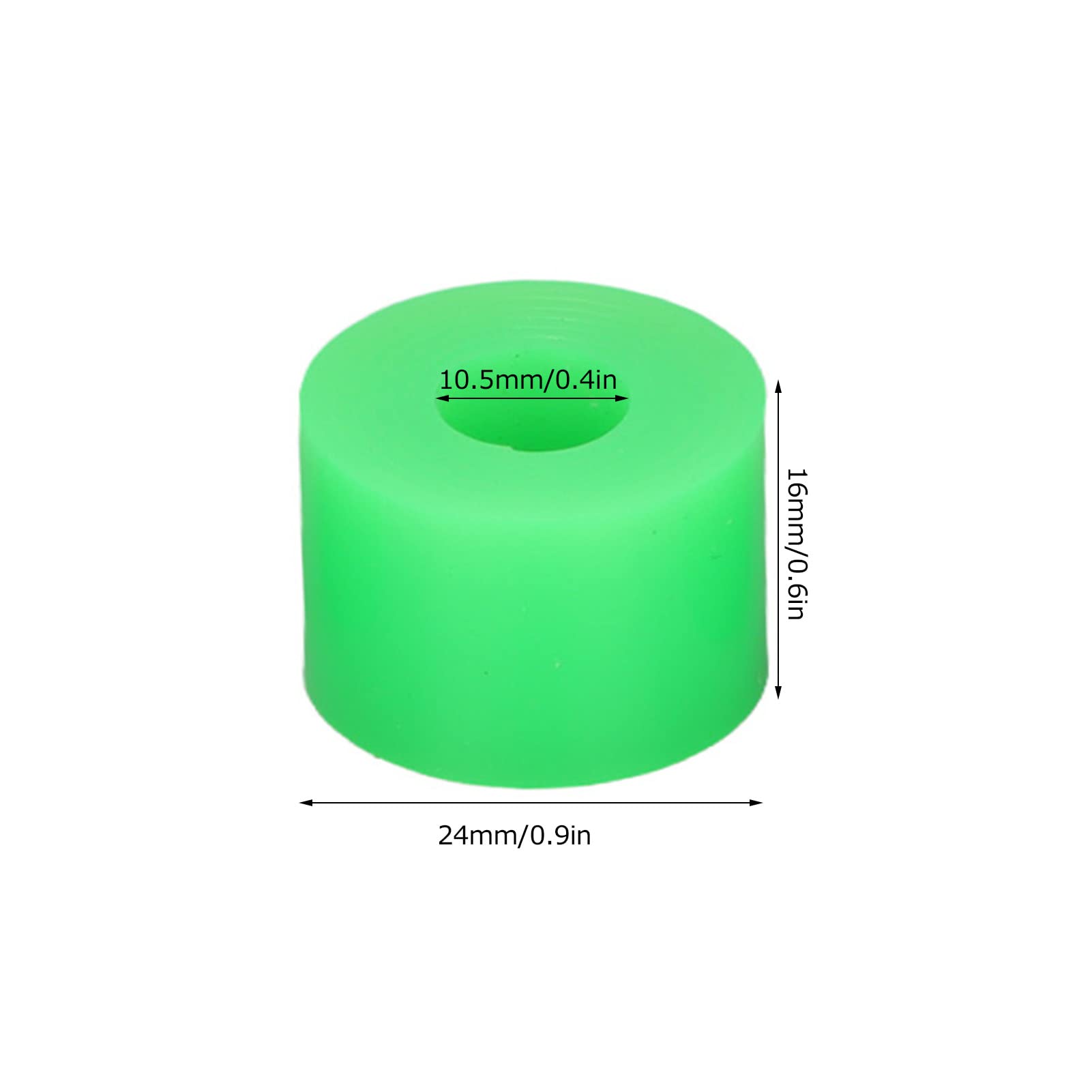 Yuecoom Skateboard Longboard Truck Replacement Bushings, Skating Board Shock Absorbers Corrosion Resistant Bushings(4 Piece)