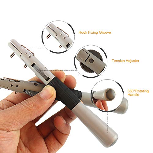 Hook Tier, Andoer Ferramenta de amarração de nó de pesca de 5,5 polegadas de nível de anzol de pesca