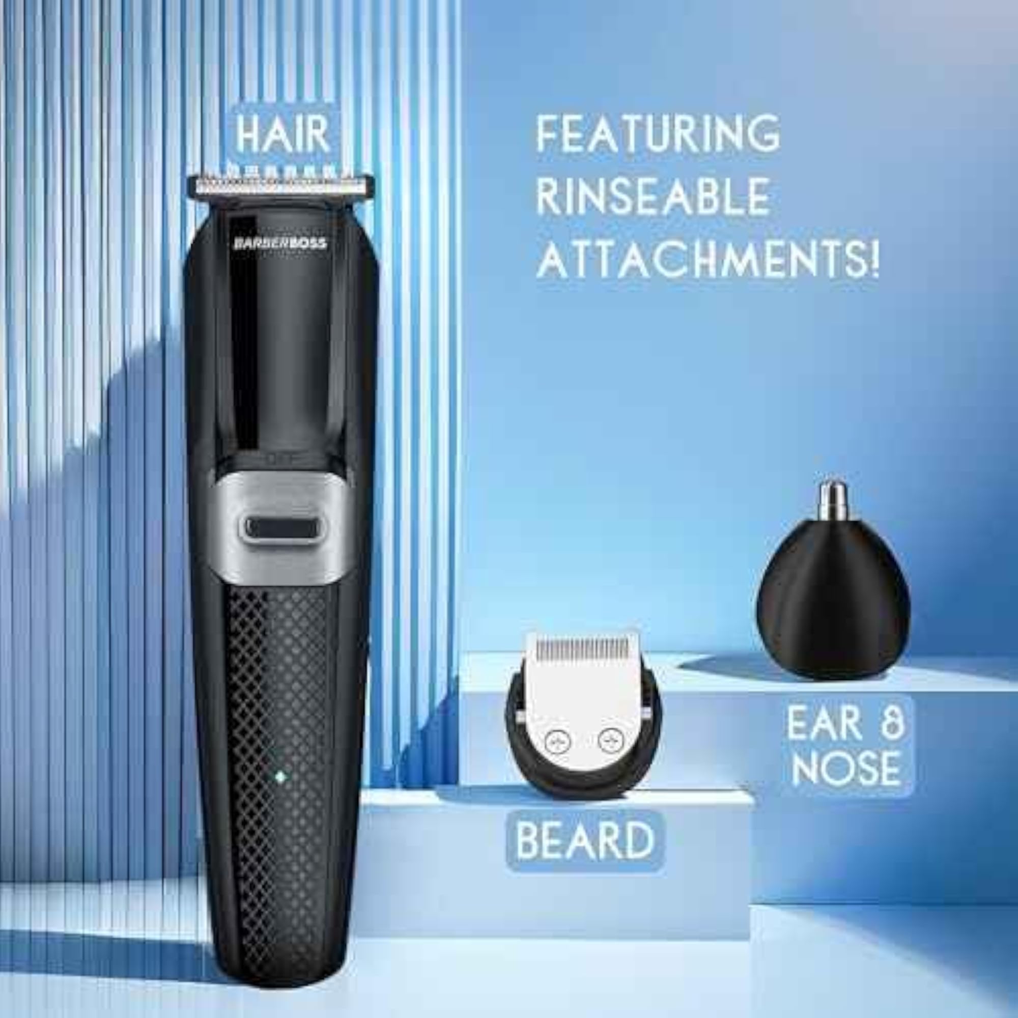 Men's 3-in-1 Grooming Kit, Hair Clippers & Trimmer