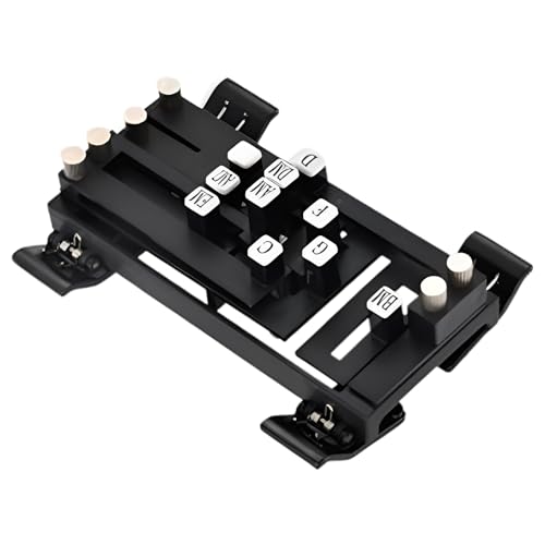 Jescion ギターコード補助ツール,ギタープラクティス - ポータブル プレスナー 楽器 初心者 音楽愛好家 向け 練習 レッスン