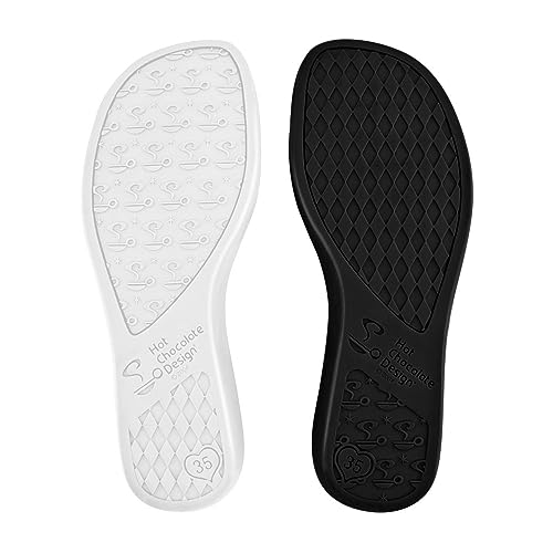 Image of Hot Chocolate Design Whimsical Women's Mary Jane Flats | Adjustable Buckle Strap, Round Closed Toe, Cushioned Insole, Vegan Textile, Lightweight All-Day Wear