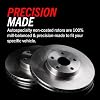 PowerStop Front Brake Kit For Nissan Rogue 2014-20 | Nissan Rogue Sport 2017-22 - Disc Rotors & Ceramic Brake Pads Replacement, KOE7036