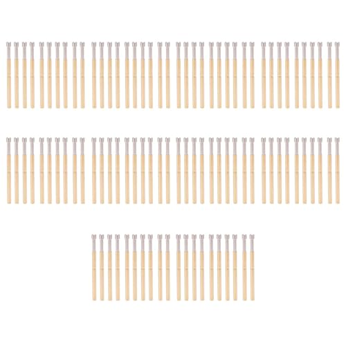 Image of 100pcs Spring Test Pogo Pin PCB Testing Pogo Pin Concave Head Type Brass Material 2.02mm /0.1in Tube Diameter 33.35mm /1.3in PCB Testing Pins