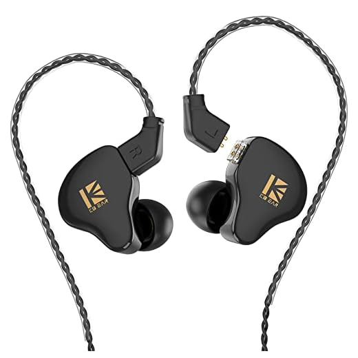 KBEAR KS1 Earphones in Ear Monitor Super Bass Wired Earbuds, Crystal Clear Sound IEM Headphones, High Resolution Noise Canceling Ear Monitors Headphone for Singers Musician Audifonos Auriculares