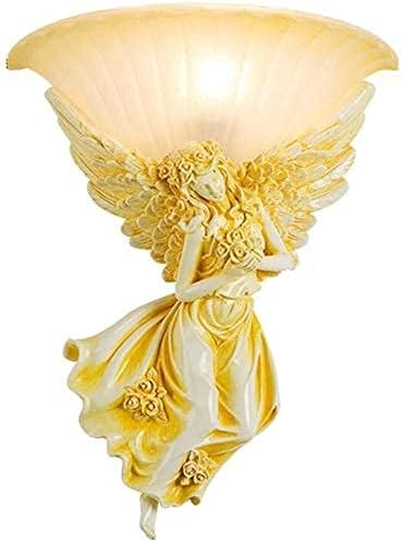 NZDY European Angel Wall Light Living Room Bedroom Creative American Bedside Lamp Gear Stairs Simple Background Wall Lamps Lighting Wall Lamp,Left