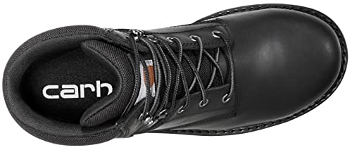 Carhartt Men's Traditional Welt 6" Steel Toe Work Boot, Black Oil Tanned, 8.5 M - image 9