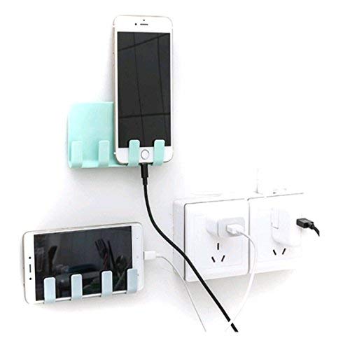 LALANG Practical Wall Phone Holder Socket Display Box Bracket Stand Plank Mount Support Universal for Mobile Phone (Blue) LALANG Practical Wall Phone Holder Socket Display Box Bracket Stand Plank Mount Support Universal for Mobile Phone (Blue)