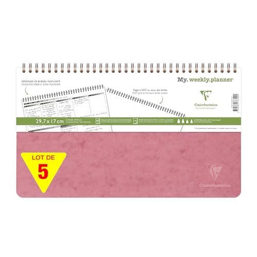 Semainier de bureau Clairefontaine Nomaddict pour organiser votre semaine