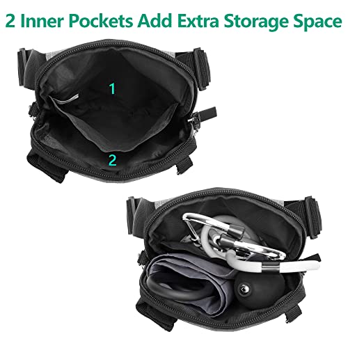 Trunab Krankenschwester Gürteltasche Medizinische Taillentasche, Krankenschwester Organisator Tasche mit Mehreren Fächern, verstellbarem Hüftgurt, ideal für Krankenschwester-Set, Stethoskop