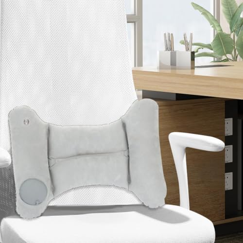 Appui-tête pratique en forme de H avec soutien de cou gonflable portable
