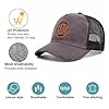 Enwokran Baseball Cap Mens Embroidery Hats Unisex Hip Hop Trucker Caps Adjustable Mesh Back UPF 50+ UV Protection Summer Sun Hat Sports Cap (Grey) #1