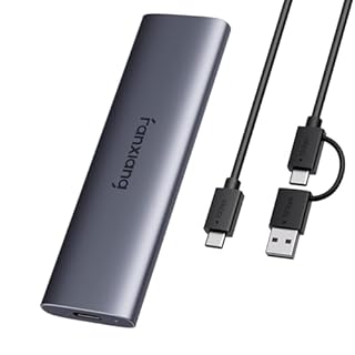fanxiang SSD Externe 1To, Jusqu'à 1 000 Mo/s, SSD Portable Ultra-Fin USB 3.2 Gen2 Type-C，Disque Dur Externe pour Série iPhone 15/16、Desktops、Laptops、Xbox Series X/S、Windows - PS1008