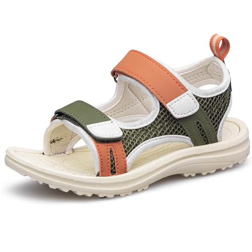 vibdiv Boys Sandals Kids Adjustable Strap Lightweight Sport...