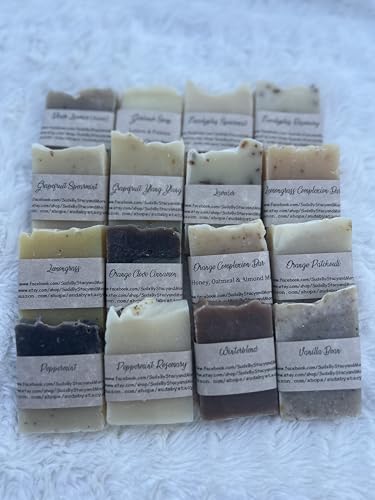 Suds By Stacy and More 16 Pack of Essential Oil Variety Sampler Soaps
