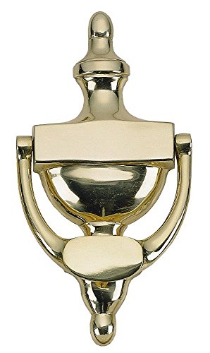 BRASS Accents A07-K5520-605 Traditional Collection 8" Large Door Knocker, Polished Brass Finish #1