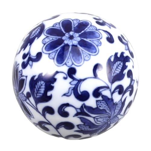 HIAKDOFT Boule Décorative Céramique Main Flottante pour Aquarium et Jardin Céramique Décoration Table et Extérieur Lot de
