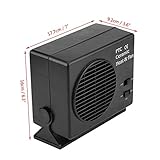 Portable Car Heater Defroster, 300W 12V Car Heaters Fan Defroster Demister 2 in 1 Modes, Heating & Cooling for Fast Heating Defrost Defogger & Windscreen Fan Cigarette Lighter - Image 3