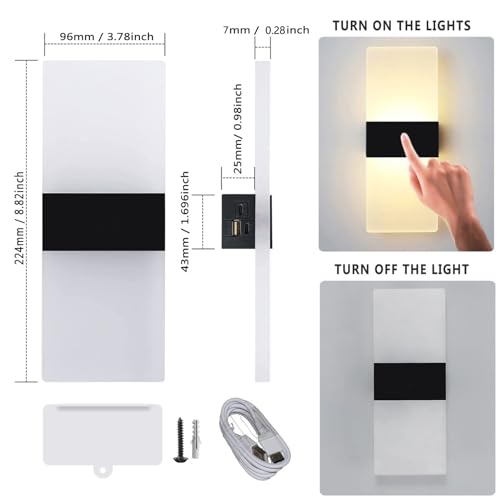 Lámpara de pared sin cable VOMI que elimina zonas oscuras en el pasillo de forma inmediata 7