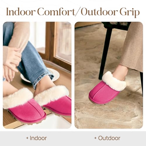 Image of WaySoft Women's 100% Genuine Australian Sheepskin Scuff Slippers