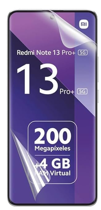 Image of BLACKSHEEP Matte Screen Protector for Redmi Note 13 Pro Plus Membrane Case Friendly Full Edge to Edge Screen Coverage & Installation Kit