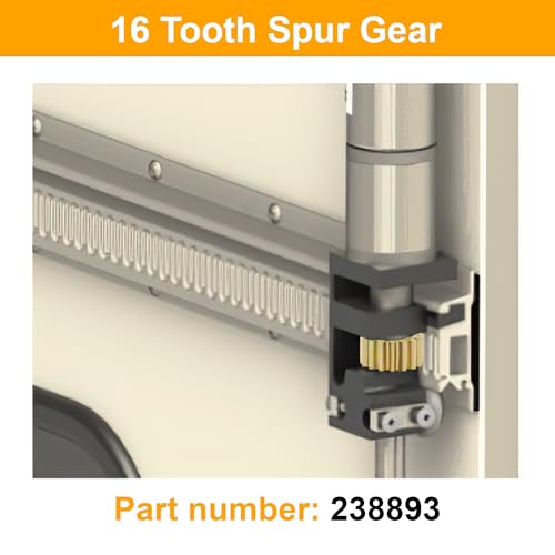 Image of 16 Tooth Spur Gear Compatible with Lippert 238893 for Schwintek in-Wall Slide-Out Torque Shaft Motor RV Camper Motorhome
