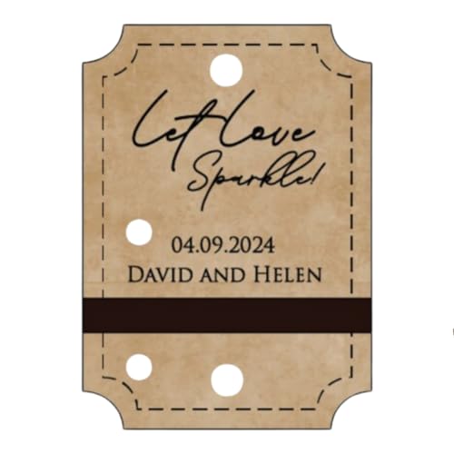 Eagle Epic 100pcs Wedding Sparkling Gift Wrap Tags...