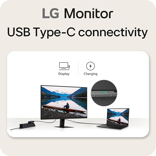 Image of LG 32U631A-B 32-inch QHD (2560 x 1440) IPS Computer Monitor, 100Hz, 5ms, HDR10, Reader Mode, Flicker Safe, HDMI, USB Type-C 15W PD, Black
