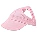 Yosoo Health Gear Pet Dog Cat, Outdoor Pet Baseball Cap Pet Sunbonnet with Ear Holes Adjustable Stripe for Spring Summer Hiking Sporting (M)