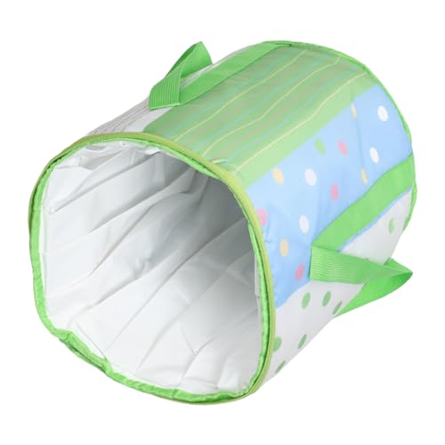 Yardenfun Baño de pies Cubo de Agua Plegable Lavabo Plegable para pies Bolsa de Lavado de Ropa cubeta lavapiés portátil Lavar bañera algodón Verde