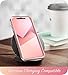 i-Blason Cosmo Full-Body Bling Glitter Sparkle Clear Bumper Case Built-in Screen Protector for iPhone Xs Max 2018 Release, Pink, 6.5