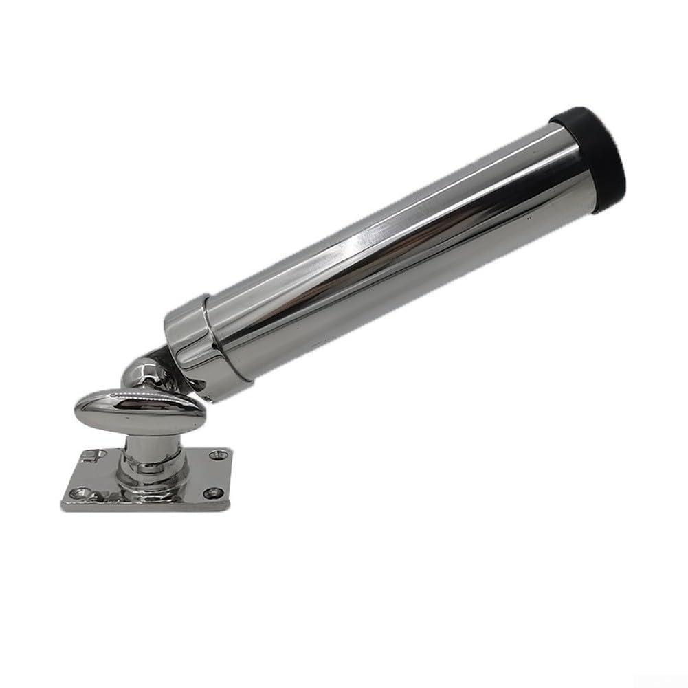Porta canna da pesca, regolabile in acciaio inox 316 | Monte, Base quadrata stabile per barca Marine Yacht per kayak per canoa Rafting Accessori