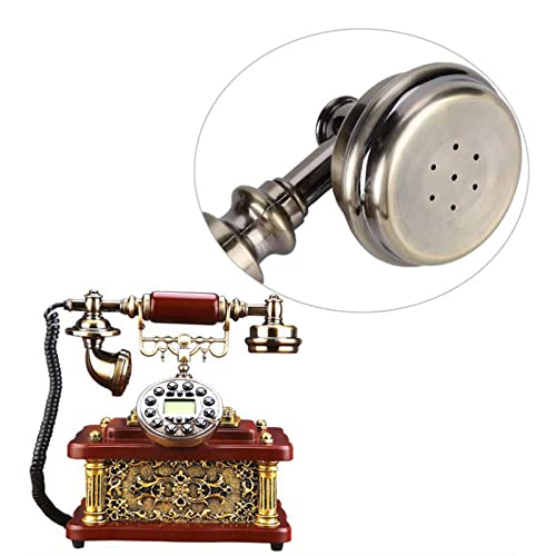 Téléphone fixe antique rétro vintage avec affichage rétroéclairé - 5