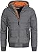Produktbild Indicode Herren Adrian ZA Steppjacke in Daunenjacken-Optik | Winterjacke Übergangsjacke Raven XL