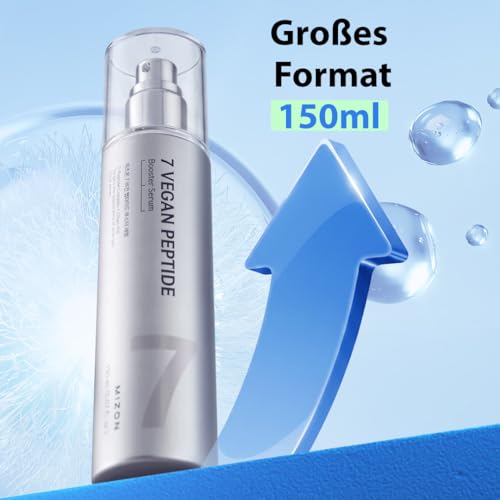 [MIZON] 7 VEGAN PEPTIDE BOOSTER SERUM (150ml) Koreanische Kosmetik – Glas-Haut in 7 Sekunden – Porenreduzierung… – Ansicht 6