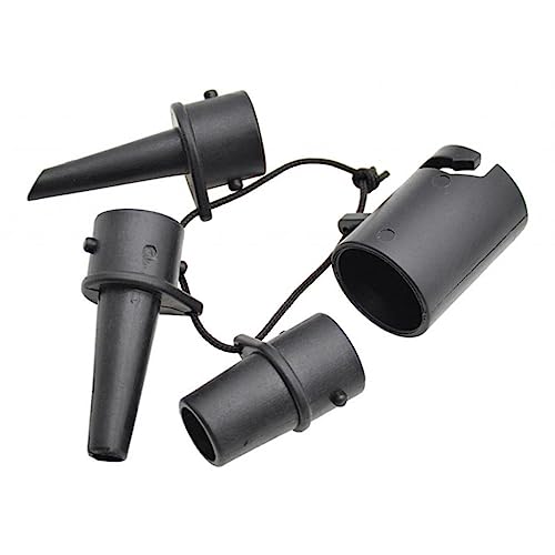 rockible 4Pcs Air Valves Attachment Inflatable Pump Nozzles Paddle Board Pump Nozzles Air Pump Canoe for SUP Pump Multifunctional Boat Pump Adapter