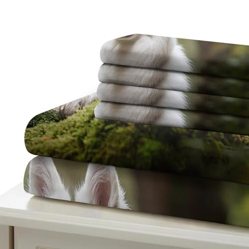 Housse de couette vague japonaise 3D 200x200cm pour lit double - 7