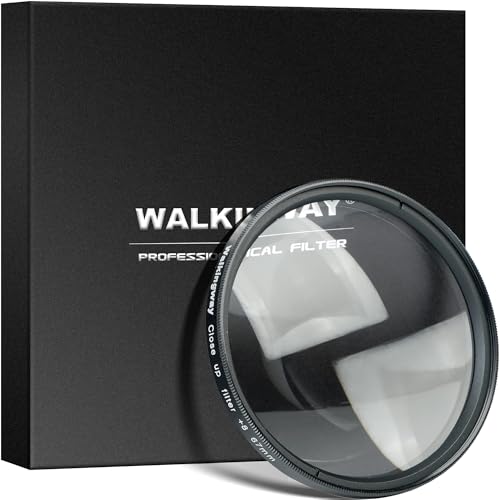 Walking Way Close-Up Makrofilter +8 – Detailfilter für Extreme Nahaufnahmen, HD-Glas, 67mm Schraubfilter – für Technik, Miniaturen & Feinheiten