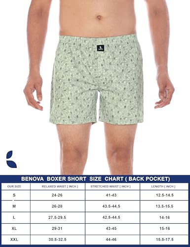 Image of Cotton Boxer Shorts for Men, Breathable, Comfortable & Lightweight (Pack of 2)