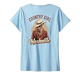 Photo Gallery donna carino cowgirl country music western nashville souvenir donne maglietta con collo a v Photo Gallery donna carino cowgirl country music western nashville souvenir donne maglietta con collo a v